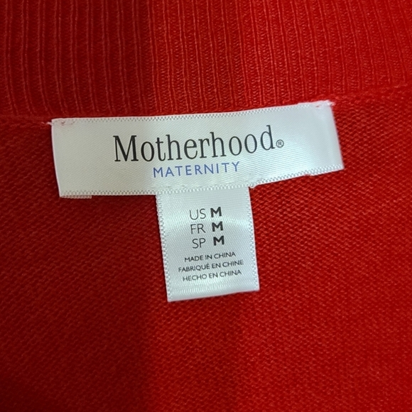 Motherhood Maternity Long Sleeve V-Neck  Sweater And T-Shirt Bundle, Size M - Picture 7 of 7